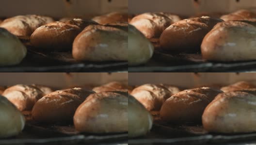 在面包店做面包高清在线视频素材下载