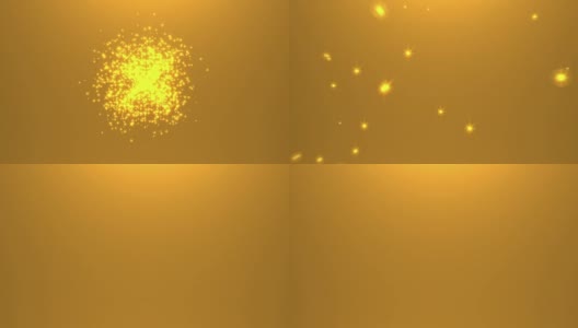 爆炸的金粒子高清在线视频素材下载