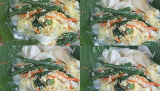 巴厘岛的蔬菜食品高清在线视频素材下载