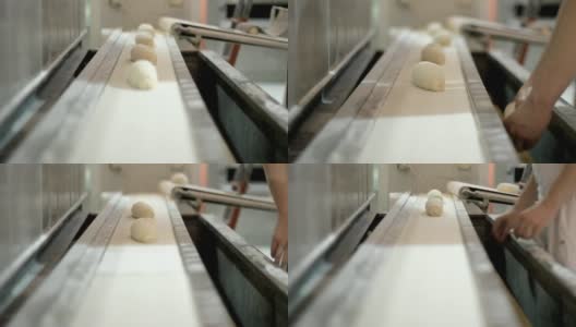 在面包店做一条面包高清在线视频素材下载