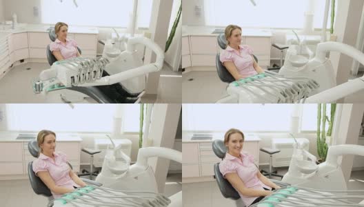 美女看牙医高清在线视频素材下载