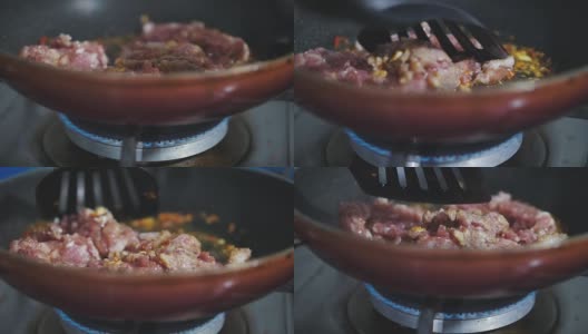 烹饪锅:泰国菜在家高清在线视频素材下载