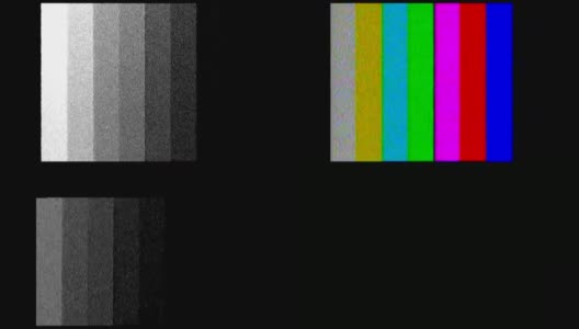 电视测试。颜色条与音频碰撞高清在线视频素材下载