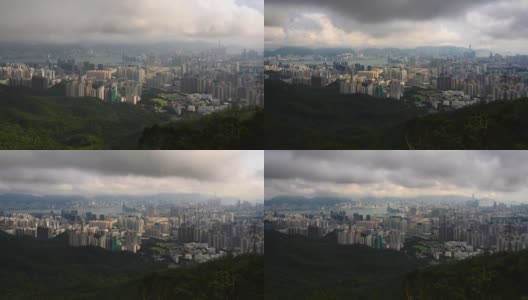 香港市容晨光，4k延时拍摄香港市容高清在线视频素材下载