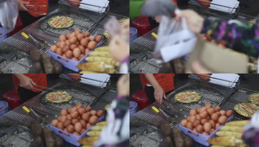 街头食品高清在线视频素材下载