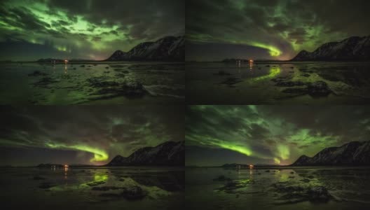北极光——挪威的北极光高清在线视频素材下载
