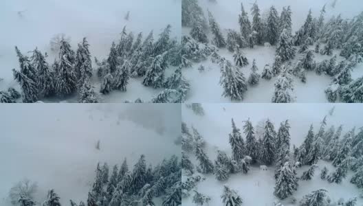 飞越高山滑雪场高清在线视频素材下载