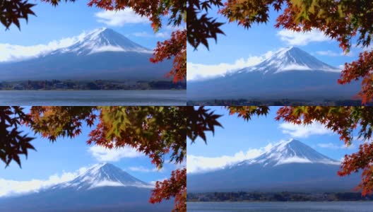 富士山秋色，日本高清在线视频素材下载