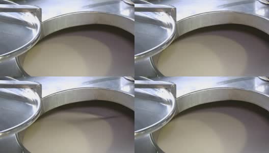 乳制品生产-麦芽浆桶高清在线视频素材下载