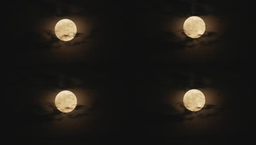 满月之夜高清在线视频素材下载