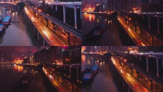 美丽的城市风景，中国重庆高清在线视频素材下载