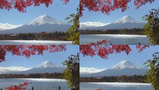富士山秋色，日本高清在线视频素材下载