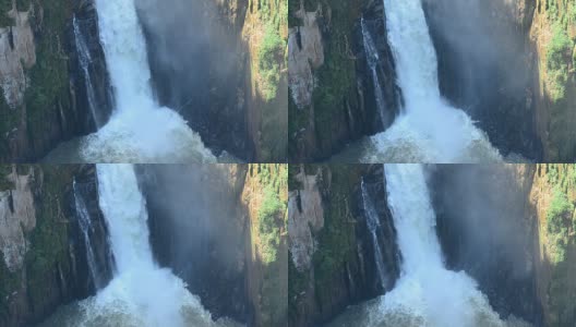 美丽的和最高的瀑布在考埃国家公园高清在线视频素材下载
