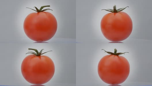 Tomatoe樱桃旋转。循环。高清在线视频素材下载