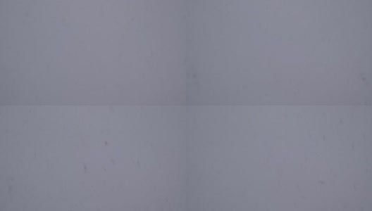 雪花落在冬日天空的背景上高清在线视频素材下载