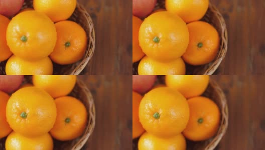 橙汁新鲜水果高清在线视频素材下载