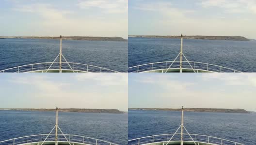 马耳他和戈佐小岛之间的渡船高清在线视频素材下载