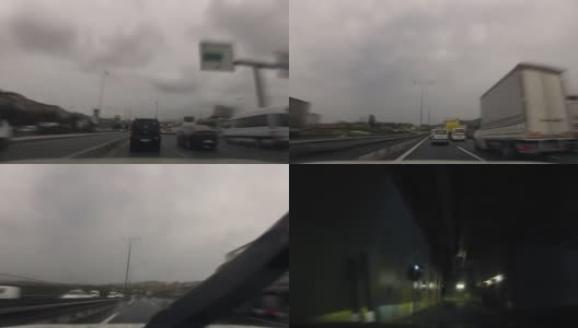 高速公路时间推移- 4K分辨率高清在线视频素材下载