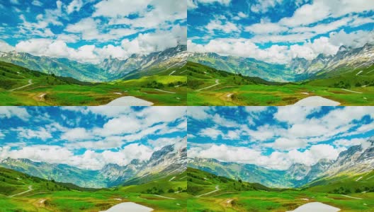 温根观瑞士旅游景点高清在线视频素材下载