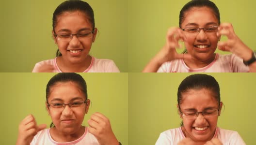 印度女孩心情烦躁的视频高清在线视频素材下载
