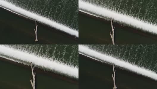 费尔蒙特大坝在斯古吉尔赛艇盆地，费城，宾夕法尼亚州高清在线视频素材下载