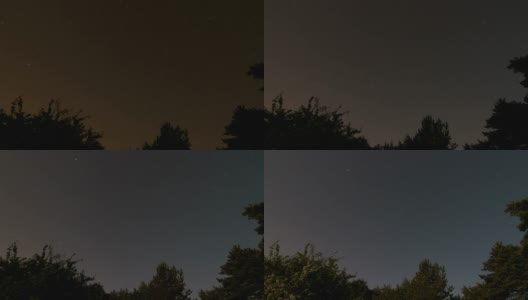黑夜到黎明的时间流逝-机动摄影高清在线视频素材下载