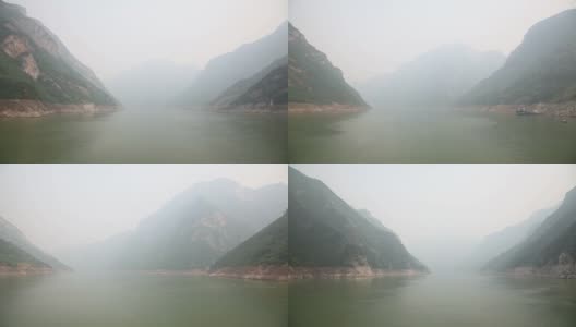 穿越长江三峡的延时视频高清在线视频素材下载
