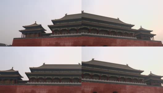 位于北京市中心的紫禁城古宫宫，中国北京。高清在线视频素材下载