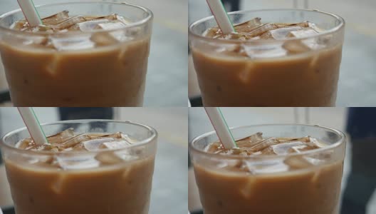 香港奶茶加冰高清在线视频素材下载