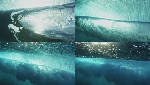 水下海浪视图高清在线视频素材下载