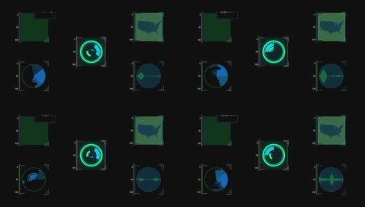 未来HUD运动图形高清在线视频素材下载