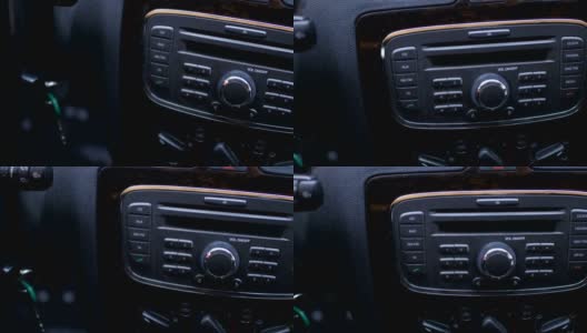 车里的收音机高清在线视频素材下载