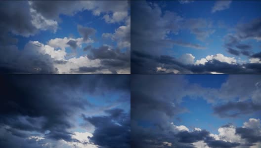 雨前云聚集高清在线视频素材下载