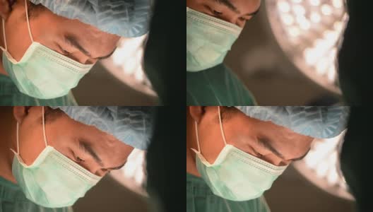 兽医外科医生的特写镜头高清在线视频素材下载
