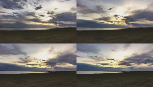 日落在蒙古高清在线视频素材下载