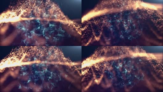 散焦粒子高清在线视频素材下载