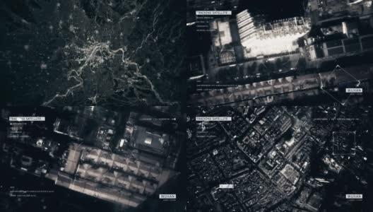 武汉卫星图像高清在线视频素材下载
