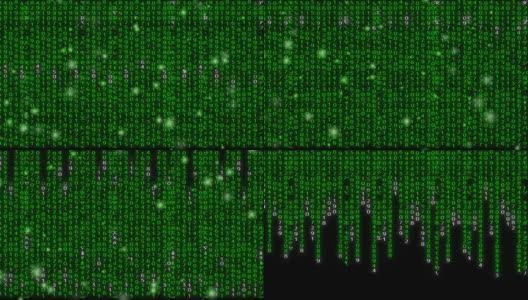 矩阵数字代码雨运动绿色动画高清在线视频素材下载