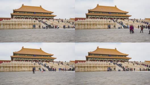 中国北京的紫禁城宫殿高清在线视频素材下载