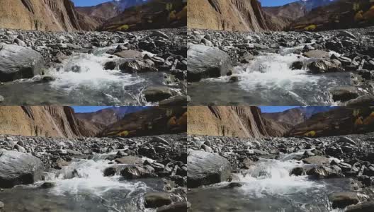 熊猫科拉河，卢普拉村高清在线视频素材下载