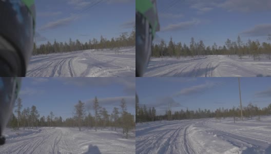 摩托雪上越野车高清在线视频素材下载