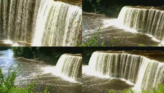 Tahquamenon瀑布高清在线视频素材下载