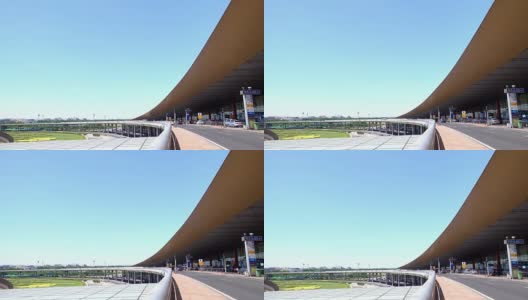 北京国际机场，世界上最大的机场之一高清在线视频素材下载