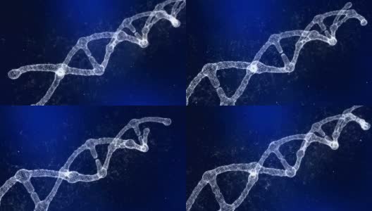 神经丛DNA分子模型高清在线视频素材下载