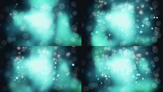 蓝色灯光下白色气泡的动画效果高清在线视频素材下载