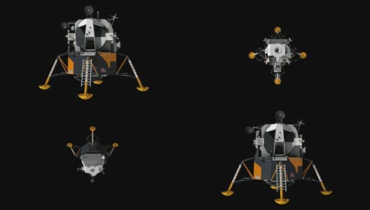 阿波罗11号登月车高清在线视频素材下载