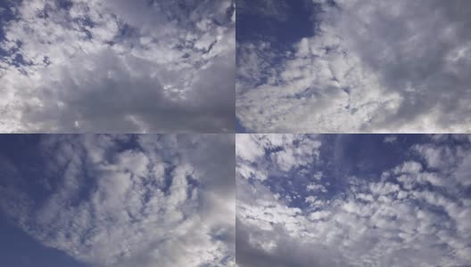 天上美丽的移动云的转向镜头高清在线视频素材下载
