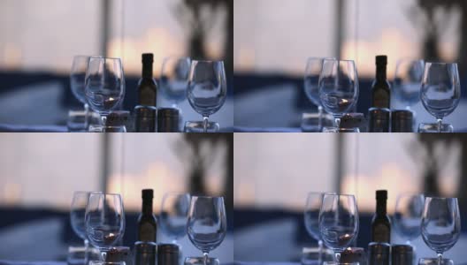浪漫的餐桌高清在线视频素材下载