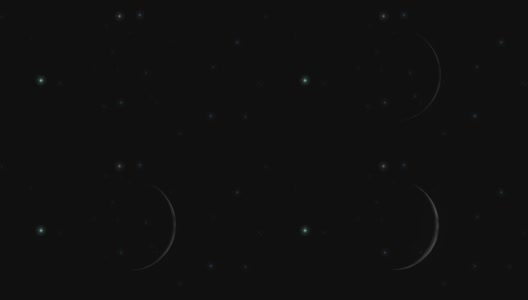 星夜新月概念- h1高清在线视频素材下载