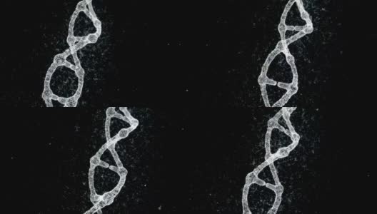 神经丛DNA分子模型高清在线视频素材下载
